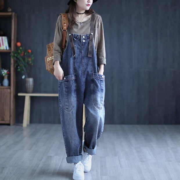 Women's Artistic Summer Denim Suspenders