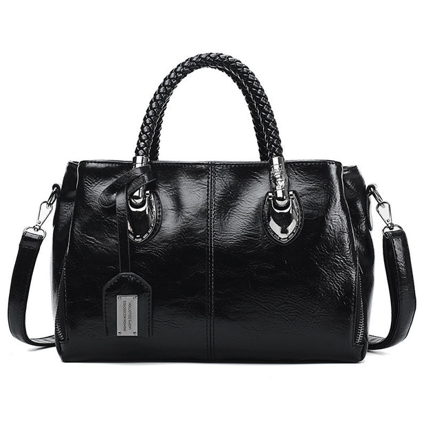 Women's Vintage Wax Leather Handbag