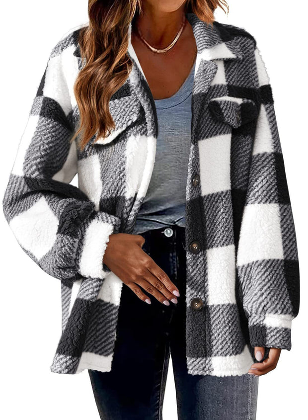 Women's Plush Fashion Jacket