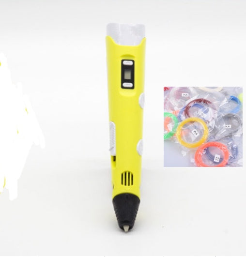 3D print pen 3D pen two generation graffiti 3D stereoscopic paintbrush children puzzle painting toys