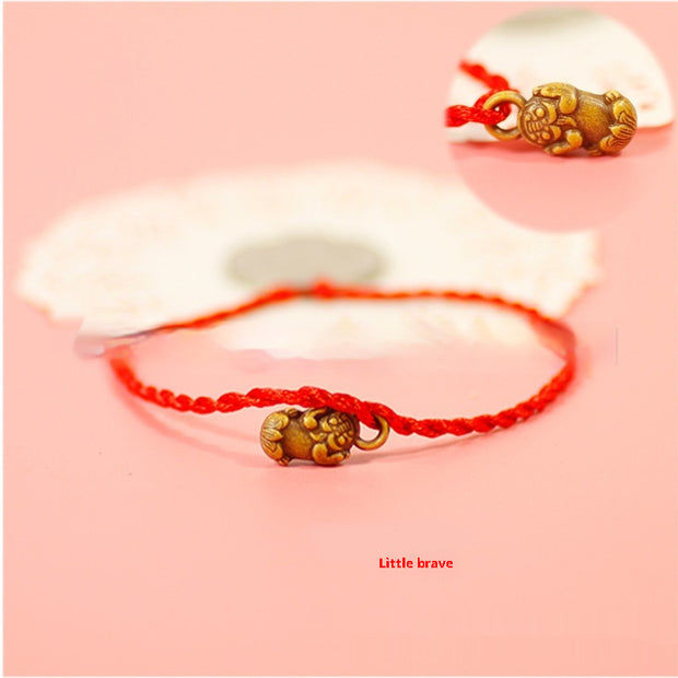 Red Rope Bracelet Small Jewelry