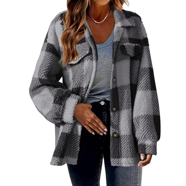 Women's Plush Fashion Jacket