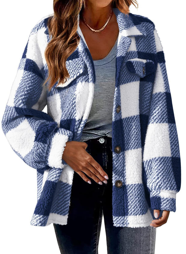 Women's Plush Fashion Jacket