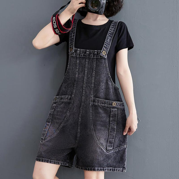 Women's Artistic Summer Denim Suspenders